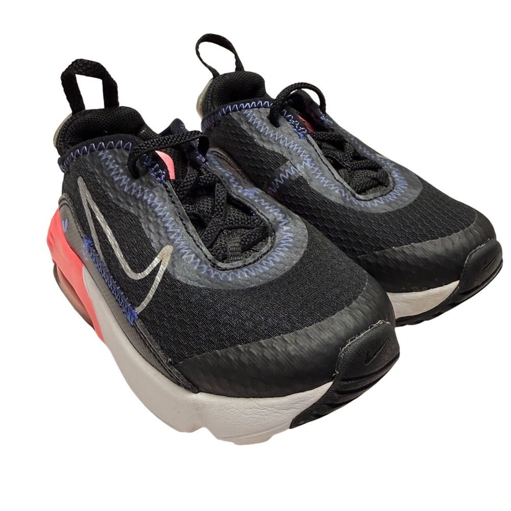 Nike Air Max 2090 Kids Sneakers Black Pink Athletic Running Shoes CU2092-011 7C
